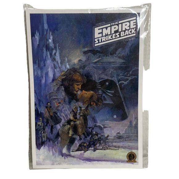 Disney Parks Star Wars Land Coke Bottle Empty w/ Empire Strikes Back Lithograph - Picture 3 of 5